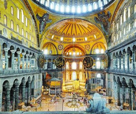 2014'ün ziyaret şampiyonu Ayasofya