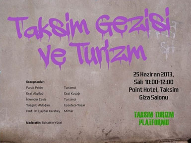 Taksim Turizm Platformu'ndan Turizm Paneli...