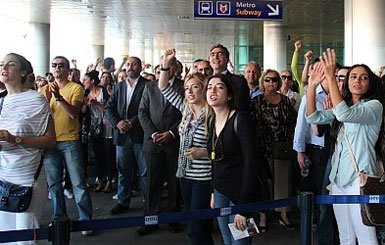 THY’de grev sesleri!