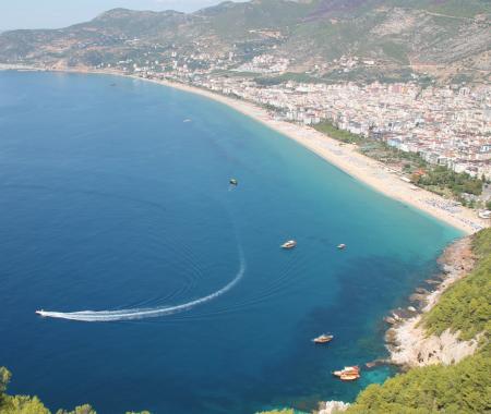 Alanya sahillerine yüksek puan