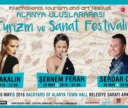 Alanya Turizm ve Sanat Festivali'yle coşacak
