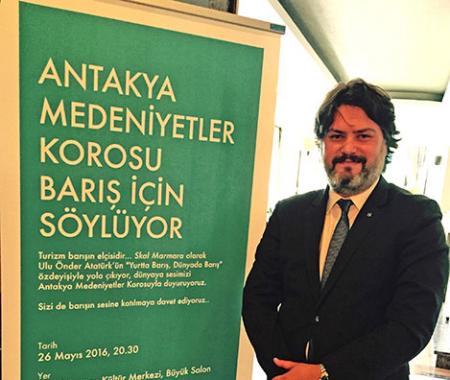 Antakya Medeniyetler Korosu'ndan turizmcilere destek