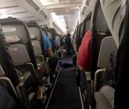 Antalya-Moskova uçağında şoke eden olay