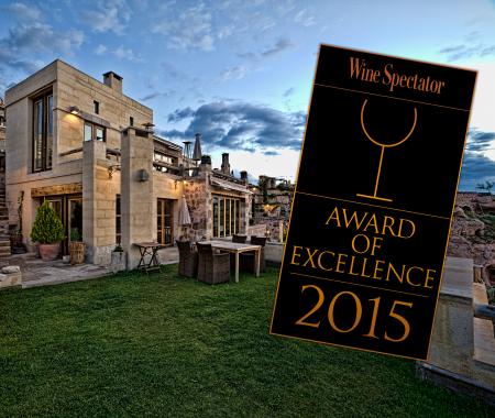 Argos in Cappodocia'ya Wine Spectator Ödülü