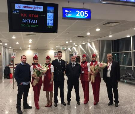 Atlasglobal’in Aktau ve Samara uçuşları başladı