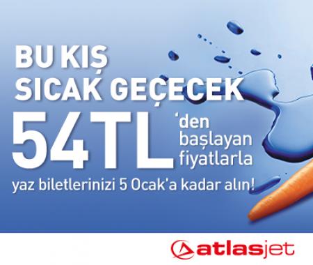 Atlasjet’ten 2015 yaz sezonuna özel fiyatlar