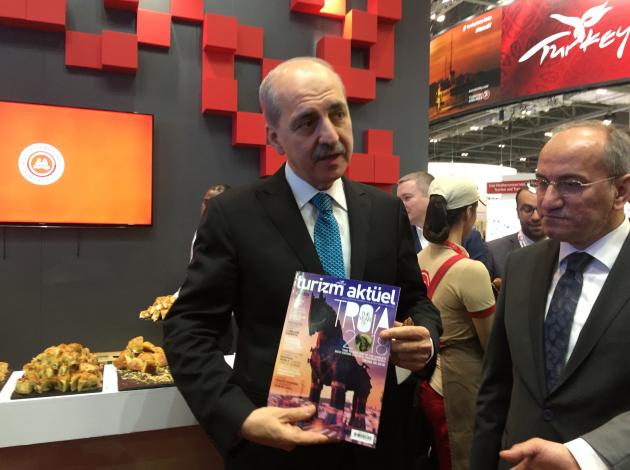 Bakan Kurtulmuş'tan Turizm Aktüel'e övgü