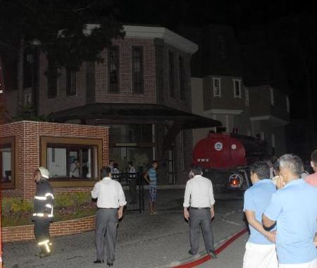 Belek'te otel yangını