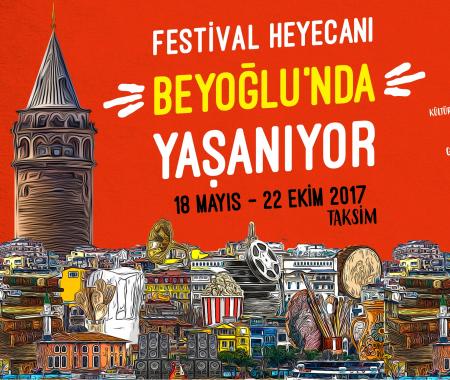 Beyoğlu'nda 5 ay sürecek festival