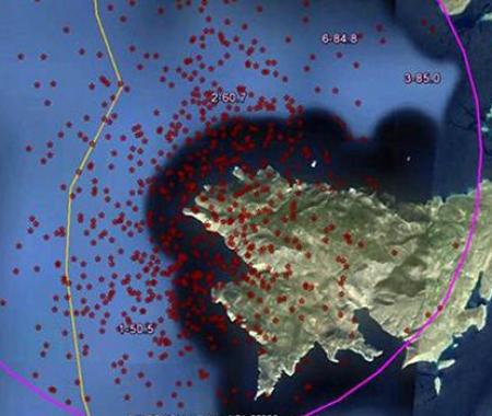 Bodrum'da 1078 deprem oldu