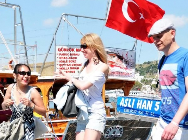 Bodrum'da turist bereketi