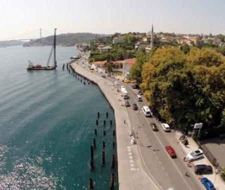 Boğazı 8 metre daraltan proje tamamlandı
