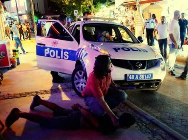 Bu kavga iki turist yüzünden çıkmadı
