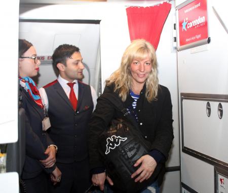Corendon Airlines Ekaterinburg'dan sezonun ilk turistlerini getirdi
