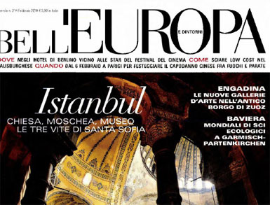 Ayasofya'nın tarihi serüveni, İtalyan Bell’Europa Dergisi'nde...