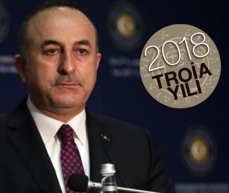 Dışişleri Bakanı Mevlüt Çavuşoğlu 2018 Troia yılına tam destek verdi.
