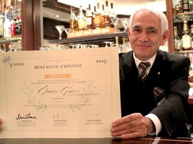 Dünyanın en iyi otel çalışanı bir Türk