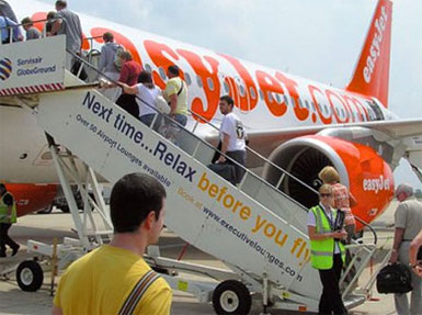 Easy Jet'ten koltuk rezervasyonu uygulaması...