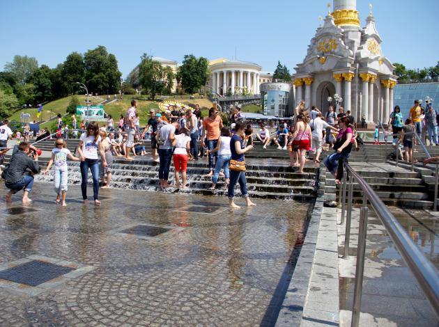 Ukrayna'nın park içindeki şehirleri: Lviv ve Kiev