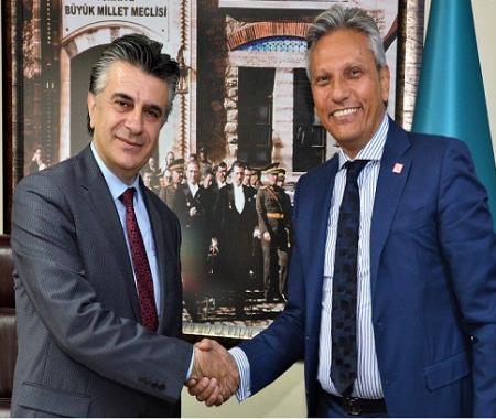 Firuz Bağlıkaya TUREB'i ziyaret etti