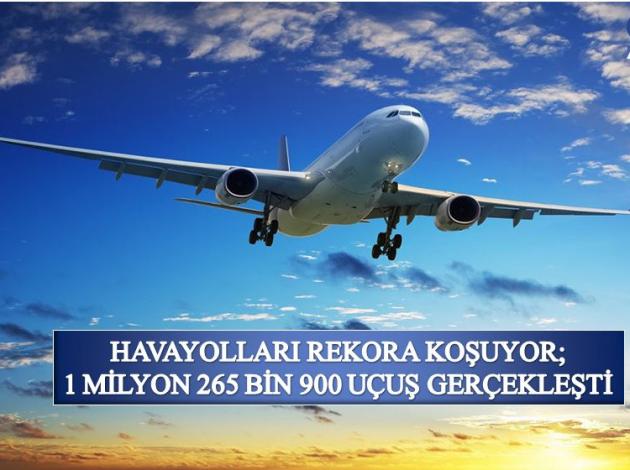 Havayolları rekora uçuyor