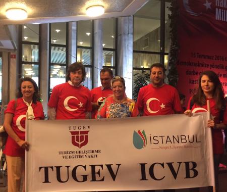 ICVB Demokrasi Nöbeti'nde