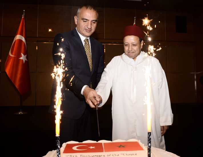 Bakan Ersoy Fas Millî Günü resepsiyonuna katıldı