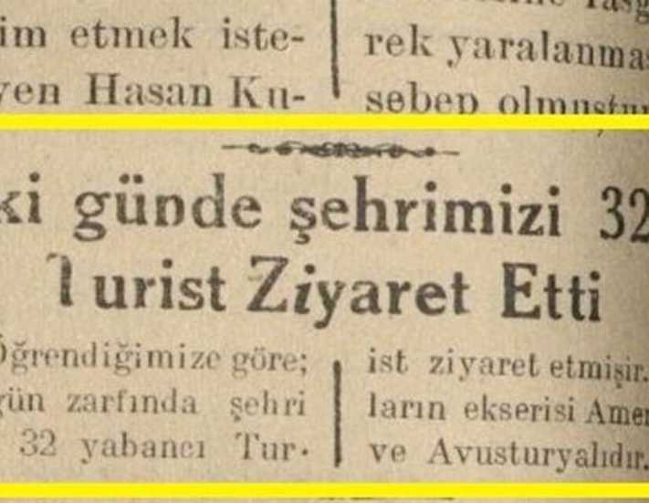 İki günde 32 turistten, yılda 14 milyon turist hedefine