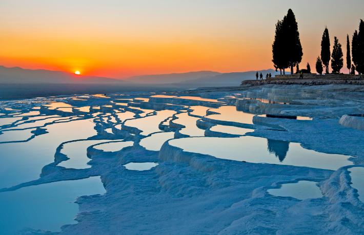 Pamukkale geceleri de gezilebilecek