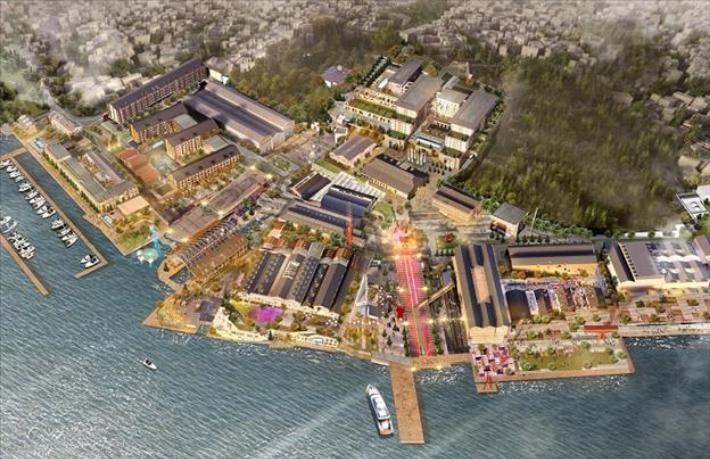 5 yıldızlı 3 otele sahip Tersane İstanbul'un temeli atıldı