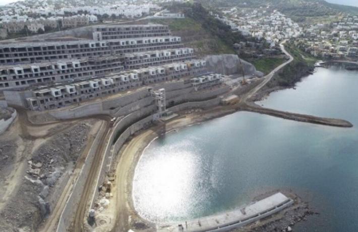 Dev otel projesi durduruldu