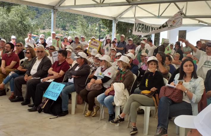 Fethiye halkı taş ocağına 'Hayır' dedi