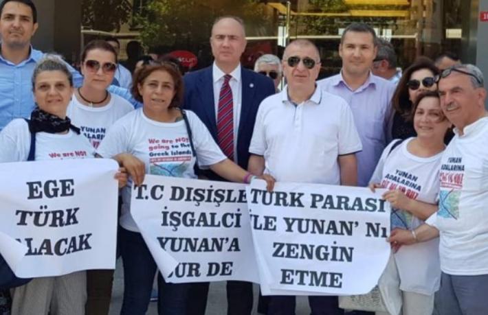 ETS'ye Yunan adaları protestosu