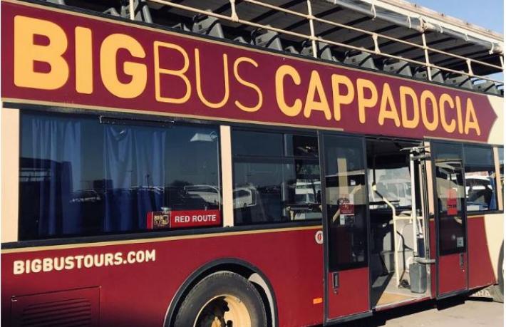 BigBus otobüsleri Kapadokya'da tura başlıyor