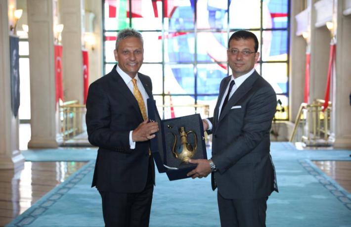 TÜRSAB'tan İmamoğlu'na tebrik ziyareti 