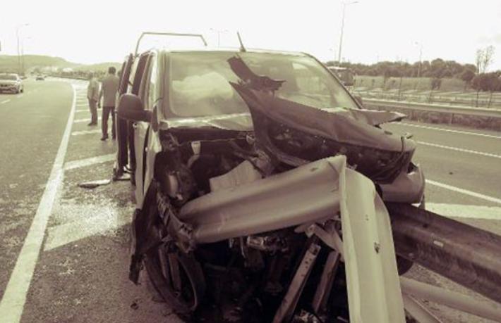 İstanbul Havalimanı yolunda kaza: 2 turist yaralı