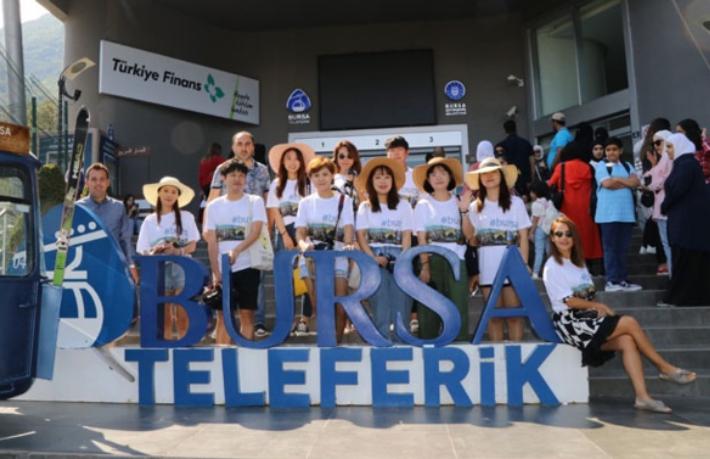 Bursa, Güney Koreli sosyal medya fenomenlerini ağırladı