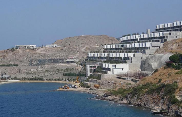 Bodrum'da o oteli bakanlık yıkacak