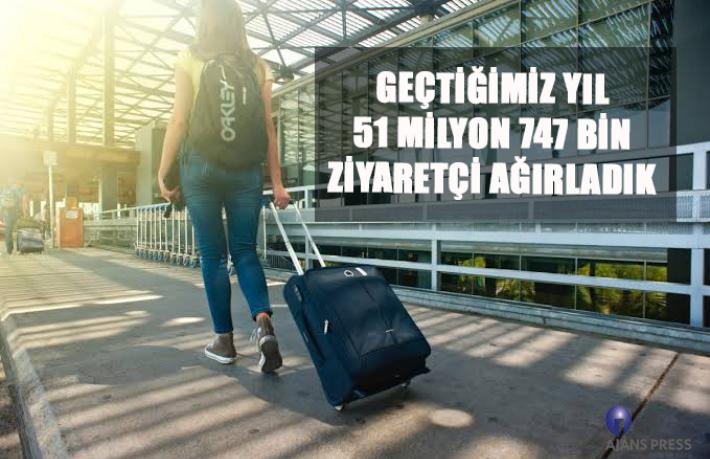 51 milyon turist ağırladık