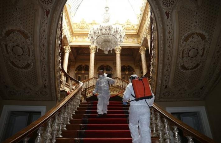 Milli Saraylar dezenfekte edildi