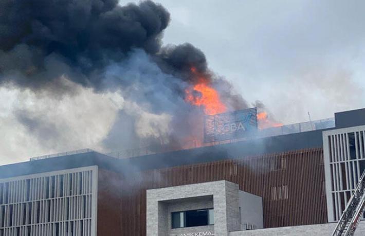 Tekirdağ'da otel yangını
