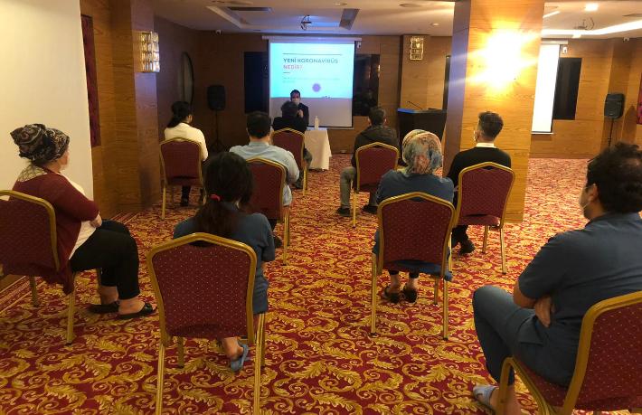 Real Konak Hotel'den çalışanlarına Koronavirüs eğitimi