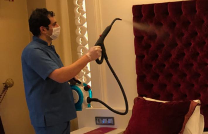 Real Konak Hotel’den virüse buharlı çözüm
