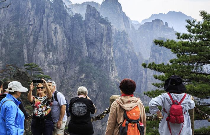 Çin'deki turistik alanlara ziyaretçi akını
