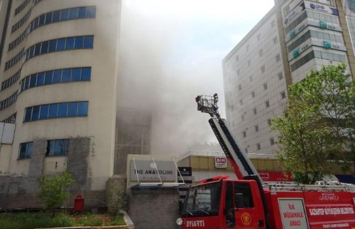 Gaziantep'te otel yangını