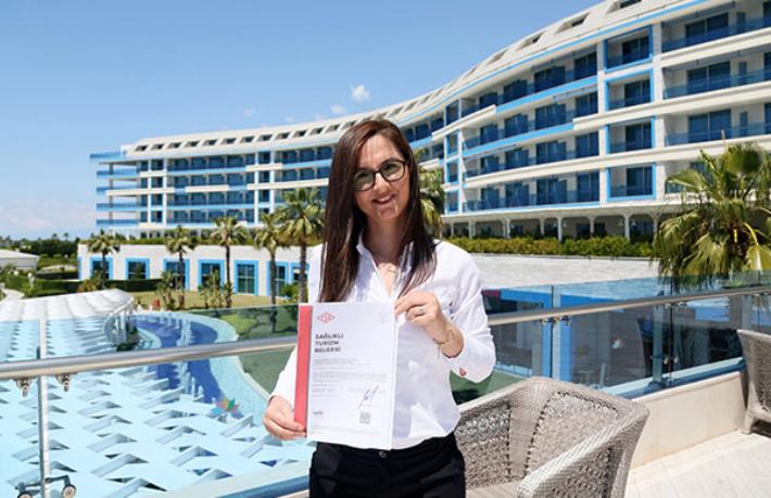 Türkiye'nin ilk 'Sağlıklı Turizm Belgesi' Sueno Hotel'in