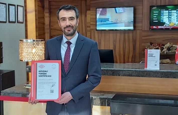 Ankara'dan 'Güvenli Turizm Sertifikası' alan ilk otel