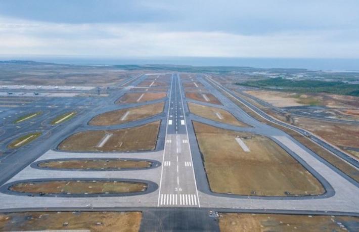 İstanbul Havalimanı'nın üçüncü pistinin yüzde 40’ı kayıp