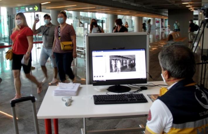 Ukraynalı turist 'Deneme' uçuşuna geldi