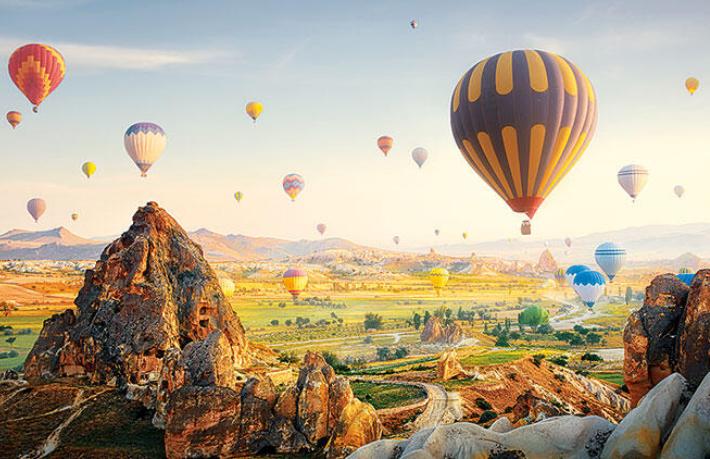 Kapadokya'ya siluet koruması